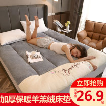 Thickened Warm Sheep Suede Mattress Subdouble Tatami Bed Bedding Student Dormitory Mat Quilted With Non-slip Speed Warm Mattresses