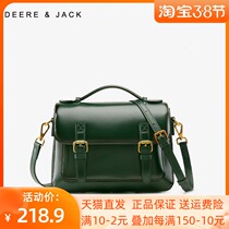 Bag Pack 2020 new tide retro minimalist about 100 hitch Large capacity Postbag Bull Leather Cambridge Bag Single Shoulder Cablecross Bungalow