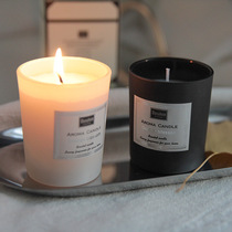 Home Scented Lavender Candle Smoother and Sleep Lasting Bedroom Sleep Romantic and Romantic Light Aroma