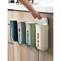 Box finishing box storage box for home plastic garbage bag containing box kitchen deity wall-mounted plastic bag