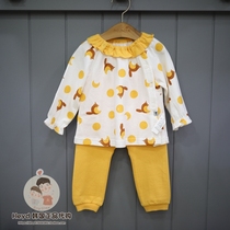 Direct mail moimoln Korea Small Cloud 2021 Winter Yellow Girl underwear set STB19