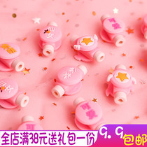 Cute little fairy mobile phone data line anti-break protective cover cartoon Apple headset charging cable protector winding device