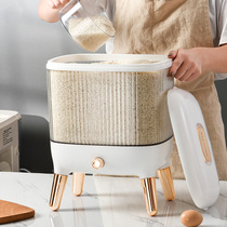 Rice barrel anti-insect and moisture-proof seal household rice-cylinder rice 20 catty storage rice-tank containing one-key-out-of-the-meter automatic storage
