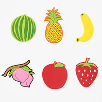  Fruit refrigerator stickers custom strawberry pineapple magnets Japanese cute creative cartoon magnetic stickers message posts 2021