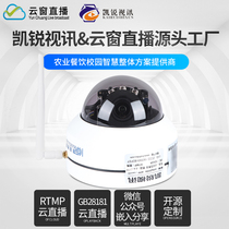 2 million zoom 28181 national standard live hemispherical rtmp push stream monitoring camera Cloud Overwatch platform