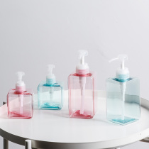 Transparent PP drop resistant reusable hand sanitizer press bottle