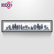 KS cross stitch shop 2021 New thread embroidery Yushu Linfeng living room new painting Zhi Lan Yushu Y612701