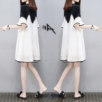 maternity summer clothing dress summer summer net red suit top T-shirt chiffon short sleeve fashion spring autumn