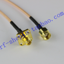 WIFI extension cord RP-SMA inner hole turn SMA female with square plate flange fixed inner needle extension wire 50-1 5