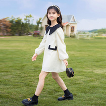 UK next sara girl with dress 2022 spring new little girl foreign air little fragrant princess dress