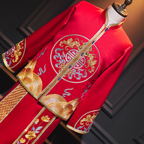 Mens Xiuhe clothing 2021 new Chinese wedding dress Chinese style wedding groom outfit Xiuhe pick-up clothing mens clothing
