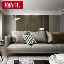 Tata Wooden Door Custom Sofa TV Wall Panel Bedroom Wall Panel Decor Bedside Light Luxury Background Wall 005A B