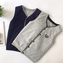 Pure cotton children vest boy horse beetle and thicken baby knife sweater shoulder spring and autumn horse jacket