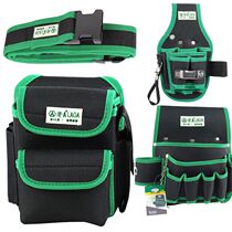  Old A tool waist bag Canvas electrician bag repair waist bag multi-function hanging bag small thick household tool bag