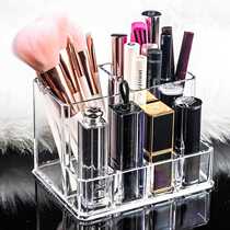 Bucket eye shadow brush with makeup brushes to contain the barrel eyebrow pen eye line pen containing barrel table comb mouth red finishing box