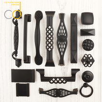 Black Jane Eurra Handle Kitchen Handle Handle Handle Handle Handle Drawer Bronze Retro Handle Handle