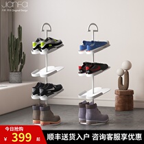 Denmark JIANFA design simple shoe rack narrow door small shoe rack household storage corner