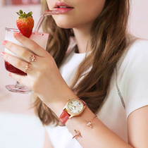 Swiss tangin Tianjun brand red womens summer womens fashion mechanical watch womens watch top ten