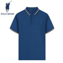 Polo Sport Short Sleeve T Shirt Men 2022 New Summer Return Business Casual Way Pure Color Tops