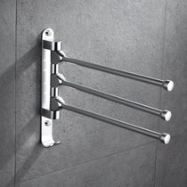 JOMOO Nine Shepherd Space Aluminum Pendant Towel Rack Towel Rod Triple Towel Rod Rotatable Wall-mounted Wall 936026