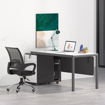 Guangzhou office furniture two people Office table simple staff table double staff office table and chair combination