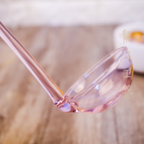High borosilicate heat-resistant glass Spoon hot oil can be used for wine fishing soup spoons
