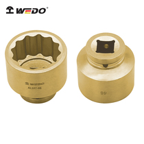 WEDO dimensions AL107 aluminium bronze explosion-proof pneumatic sleeves head 3 4  square sleeves without spark tool customisation