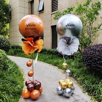36 Inch Anti-Oxidation Balloon Column Road Leading Decoration Mall Activity New Store Opening Beauty Salon Anniversary Store Celebration Arrangement