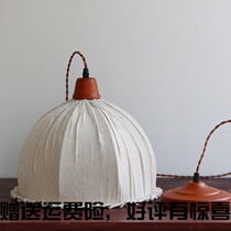 Fabric Chandelier Dining room Kitchen bar Bedroom Balcony Lighting Japanese North light luxury about rural pastoral personality ins