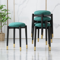 Creative low stool home stool living room bench modern minimalist table stool creative Net red round stool Nordic stool