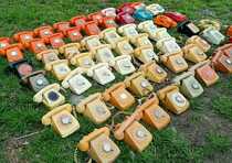 Dial telephone converter old - fashioned telephone