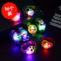 Childrens luminous bracelet creative cartoon wrist strap kindergarten flash watch boys and girls hot gift small toys