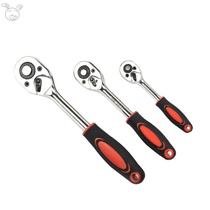 Quick ratchet hand socket wrench automatic two-way 1 2 large small and medium flying hardware auto repair tool wrench set