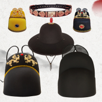 Black yarn wing Shan Guan Ming round neck robe Hat double-headed leather belt Film and television brocade Wei flying fish suit Hanfu accessories