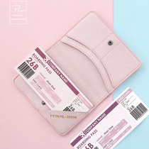 Passport charter ticket holder Protective cover Waterproof travel storage bag Abroad multi-function document bag Passport document bag