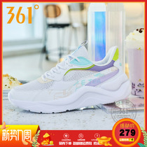 361 Women Shoes Sneakers 2022 Spring Summer New Web Face Breathable Fashion Soft Bottom Shoes Trend Casual Shoes Women