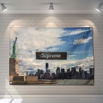 European and American trendy brand Liberty Street bar room studio decoration hanging cloth dormitory room wall cloth