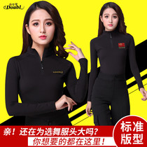 Dambao Roo New Morden Woman Long Sleeve Blouse Dancer Dance Suit Adult Latin Dance Training Suit Dancing Practice Costume