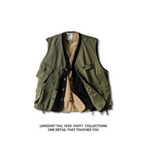 POCKET VEST Japanese Amei Kazi Four Sacks Multi-bag Function Outdoor Hunt VEST