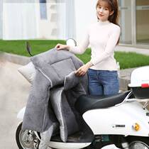 Electric vehicle windshield is tarpaulin winter plus velvet thickening to increase motorcycle battery car windshield to keep warm inside