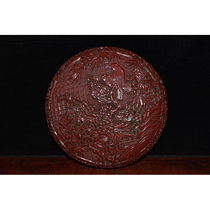 Old collection of lacquerware jewelry box-AD0231