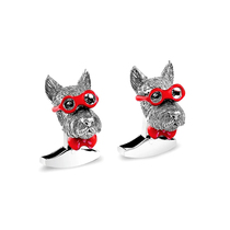 King of British Cufflinks TateossianRT Scottish pedicels dog French shirt cuff light luxury cufflinks