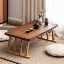 Floating window table window sill Japanese light luxury tatami kang table Kang table Kang table coffee table desk desk small table large low table