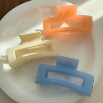 Colored Jelly Hair Grip Clip Girl Hearts Back Brain Spoon Hair Clip Cute 100 Hitch Disc Hair South Korea Nets Red Clips Headwear