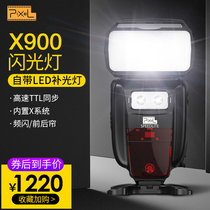 Color X900 flash Canon Nikon SLR camera photography hot shoe Macro overhead light flash micro single off-camera external camera C N external external camera 60d 5d4 sb910 60