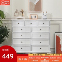 Five Bucket Cabinet Solid Wood Special Price Clearance Cabinet Cabinet Minima Modern Multifunction Storage Cabinet Living-room Fighting Cabinet Xuanguan