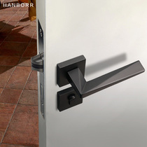 Silent Room Door Lock Bedroom Solid Wood Door Nordic Light Lavish Golden Minima Indoor Split Lock Home Universal Door Lock