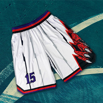 Street basketball pants Carter retired commemorative basketball shorts street ball mens training fitness sports pants quick-dry sweating sweat