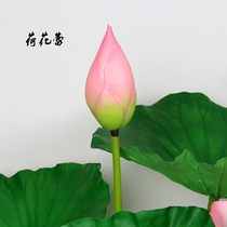 Simulation lotus bud Fake lotus bud Simulation showerhead simulation flower bone pool decoration bud landscaping Lotus simulation