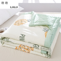 Lulu autumn washed cotton air conditioning autumn cool quilt core single student dormitory autumn double spring and autumn thin quilt four